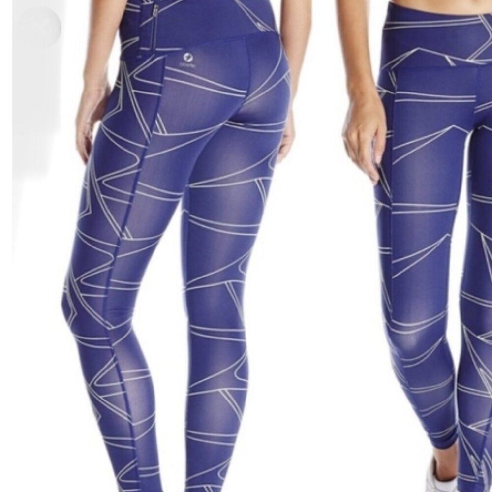Like New! Oiselle Satellite KC Leggings Black/Gray in Size Unknown